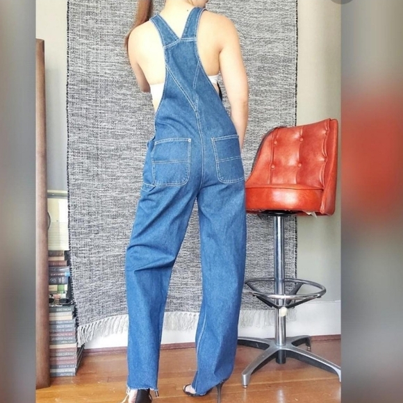VINTAGE DENIM OVERALLS - Picture 2 of 7